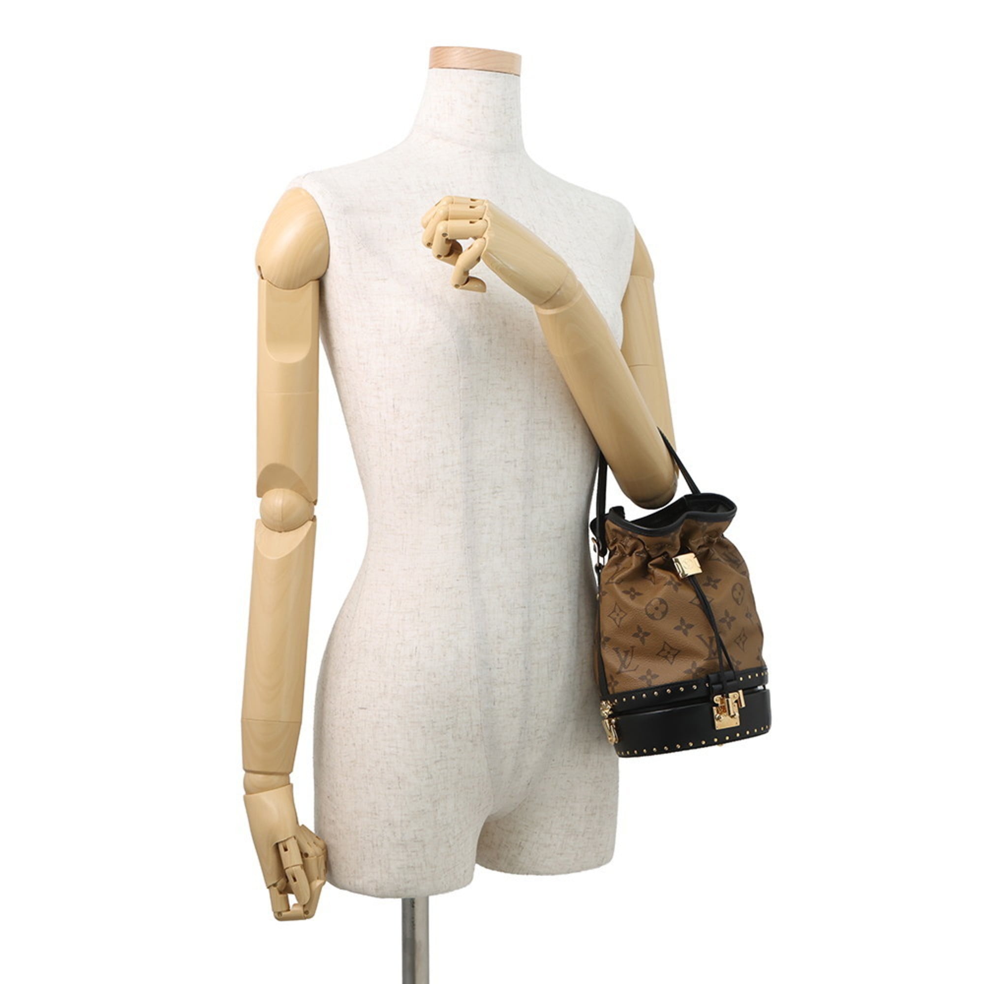 Louis Vuitton Noir Monogram Reverse Handbag