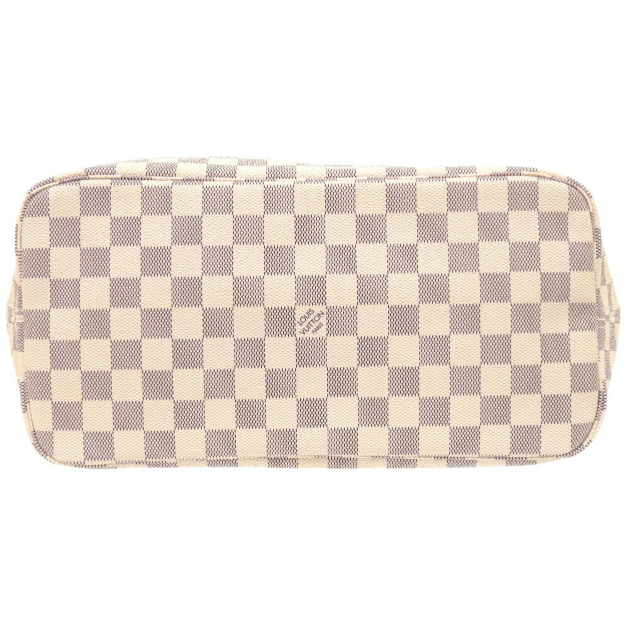Louis Vuitton White Damier Azur Tote Bag