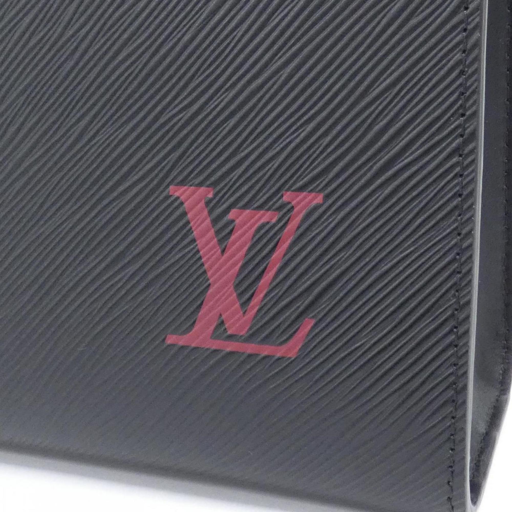 Louis Vuitton Black Leather Handbag
