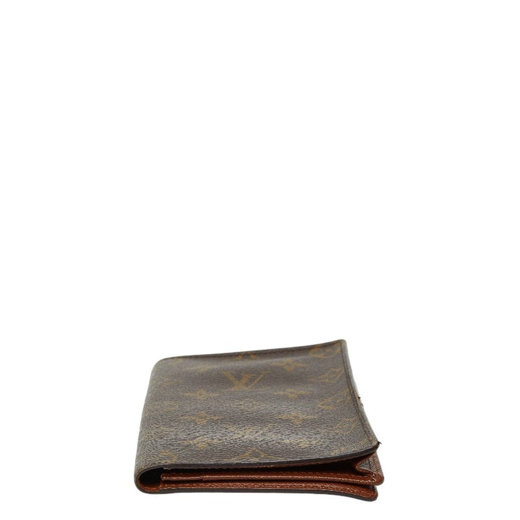Louis Vuitton Brown Pvc Long Bill Wallet