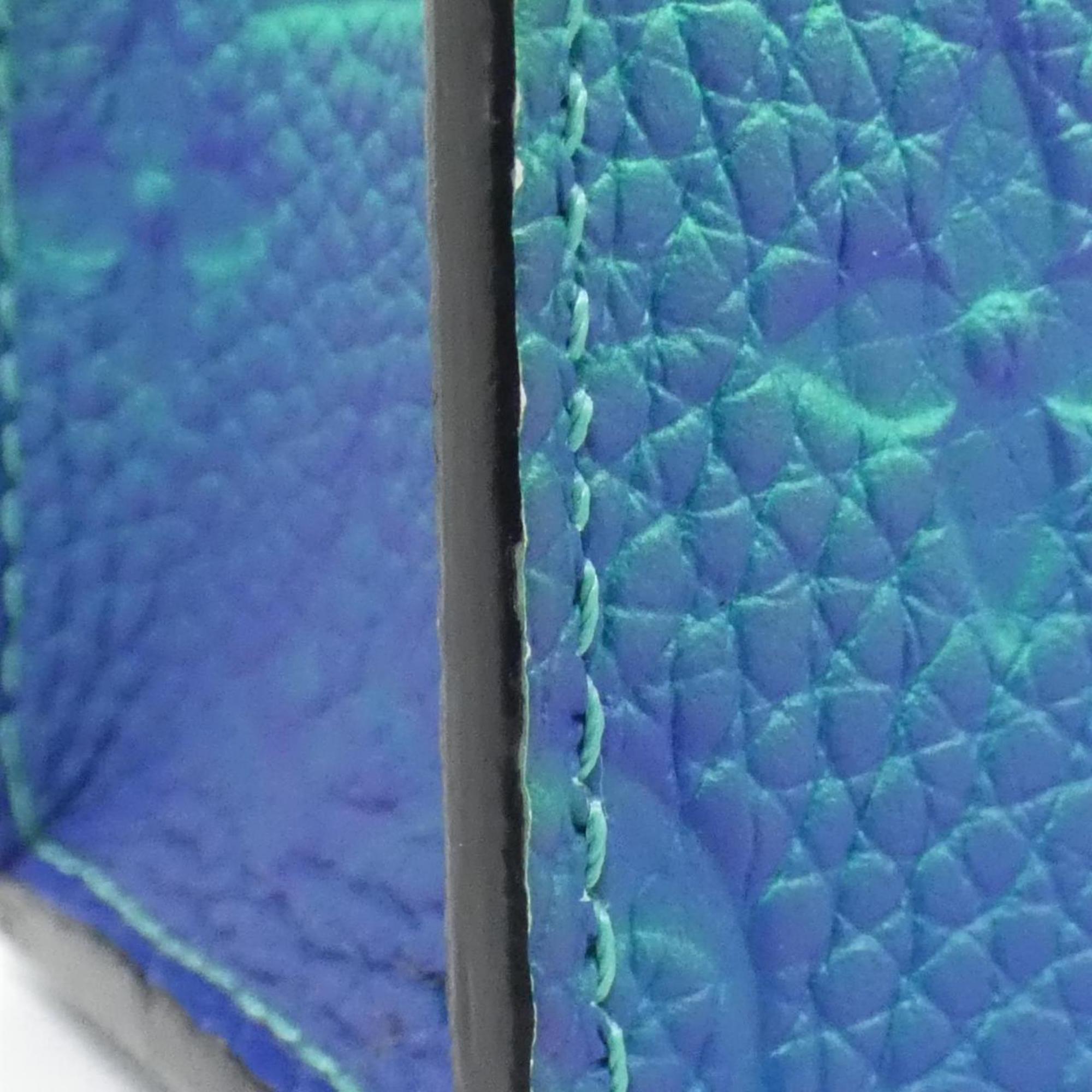 Louis Vuitton Blue Leather Shoulder Bag