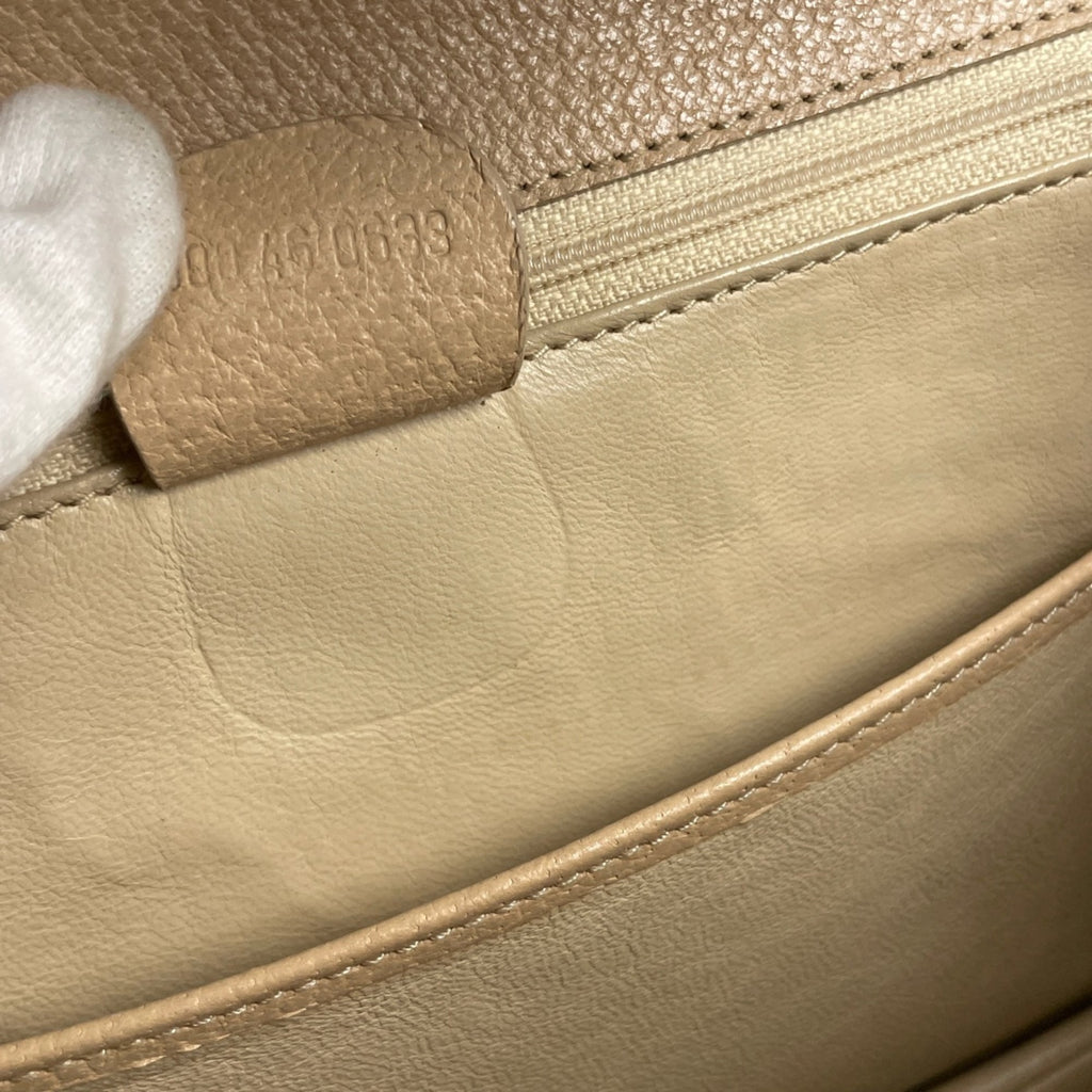 Gucci Beige Leather Handbag (Pre-Owned)