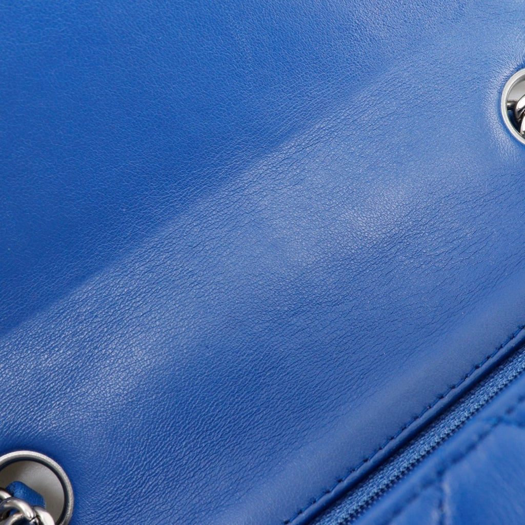 Chanel Blue Leather Shoulder Bag