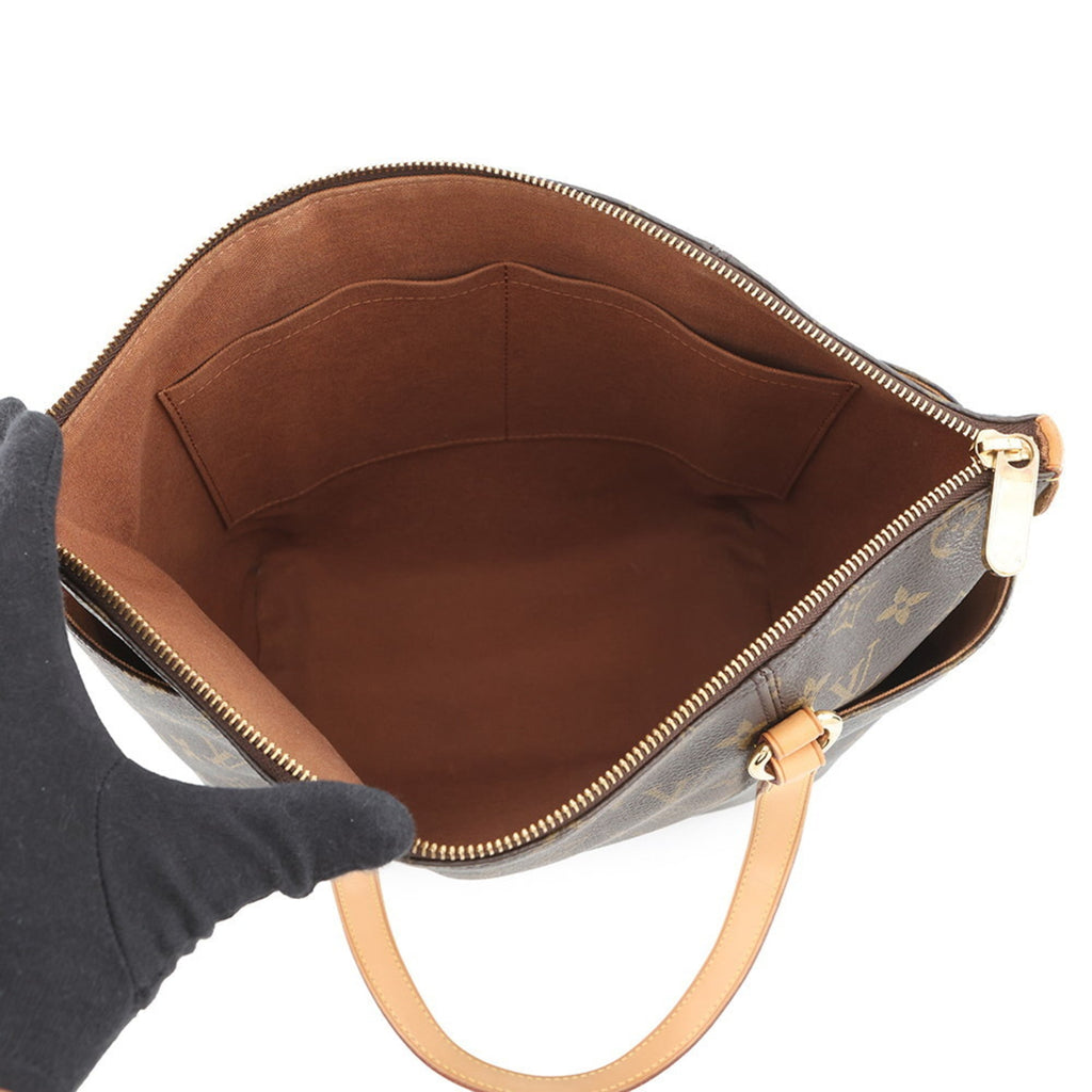 Louis Vuitton Brown Monogram Shoulder Bag Tote Bag