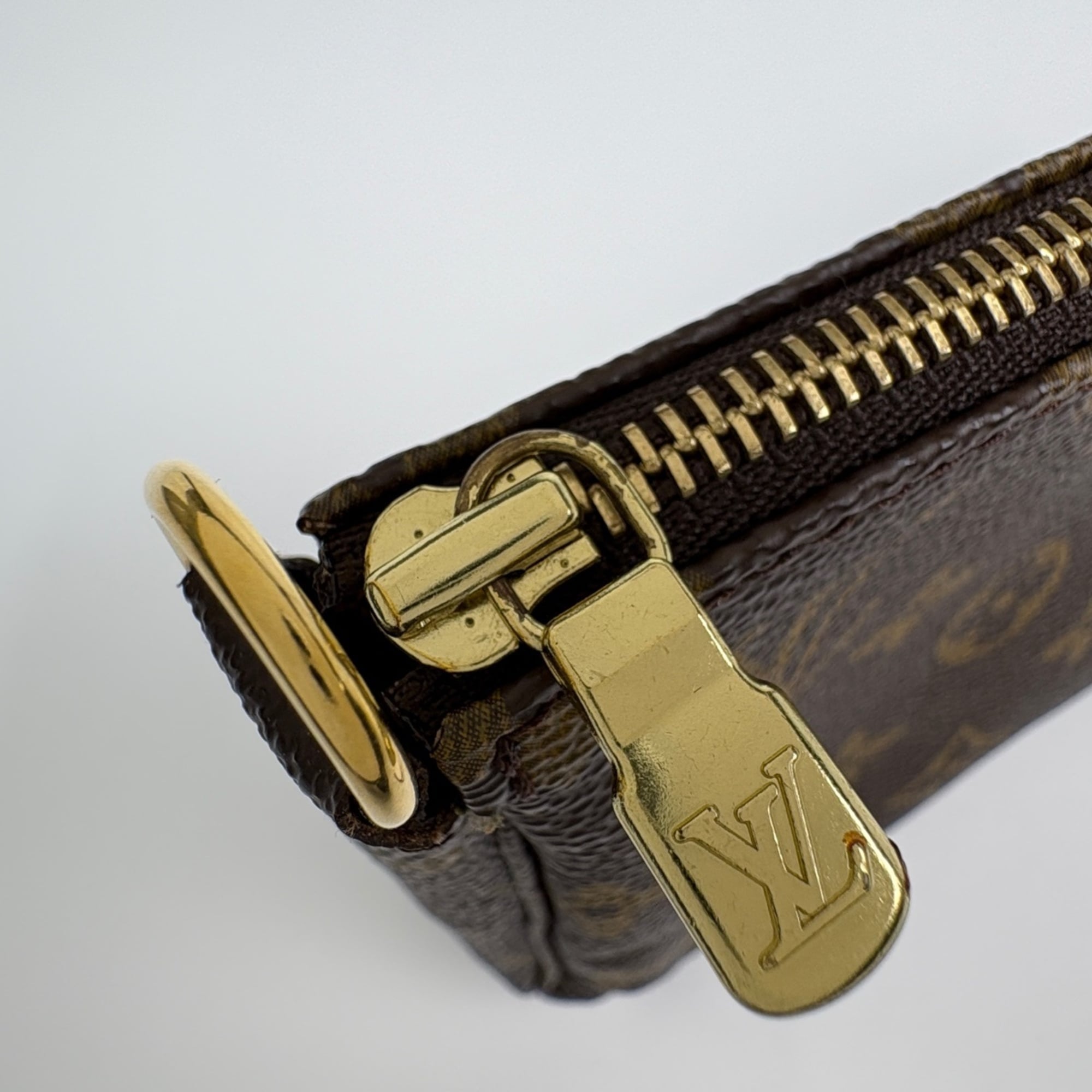 Louis Vuitton Brown Monogram Monogram Pochette Pouch