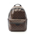 Louis Vuitton Monogram Macassar Black Brown Monogram Macassar Coated Canvas Backpack