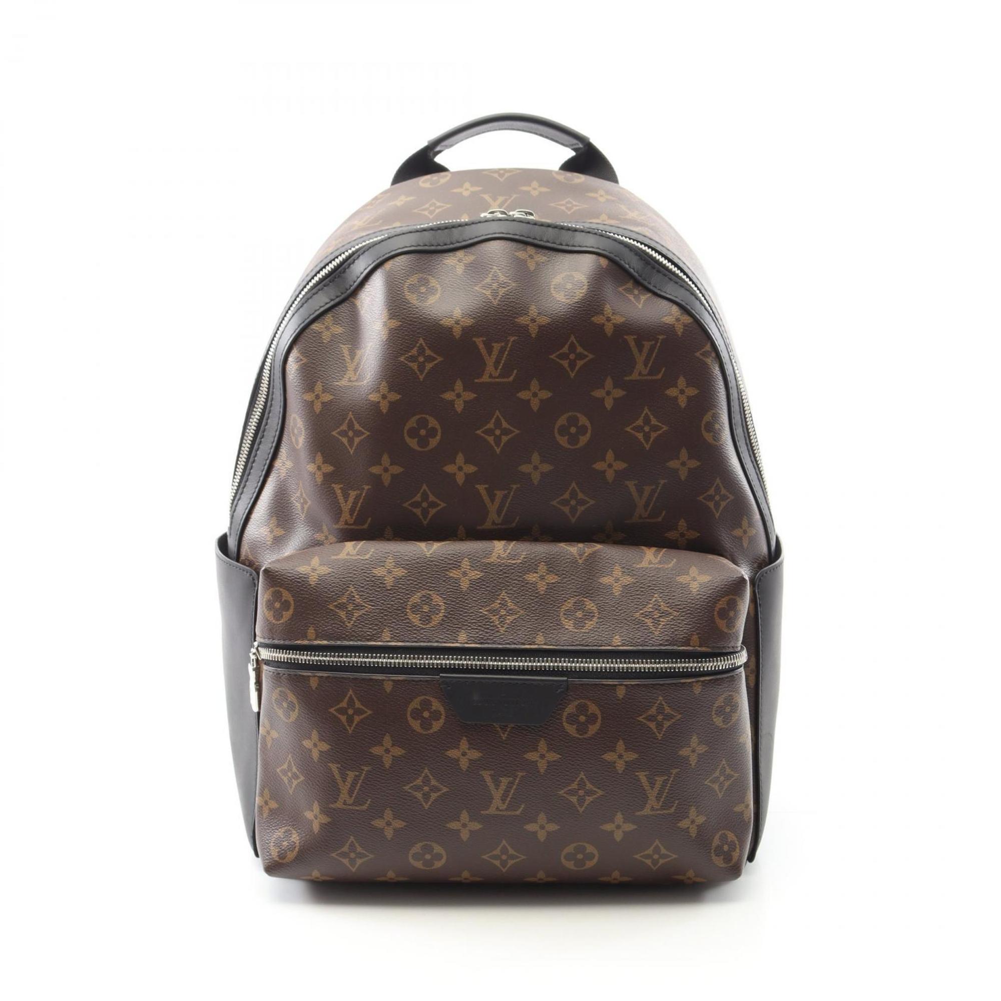 Louis Vuitton Monogram Macassar Black Brown Monogram Macassar Coated Canvas Backpack