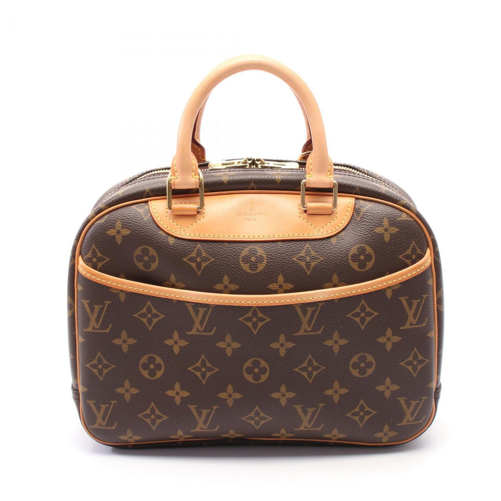 Louis Vuitton Brown Coated Canvas Pvc Monogram Leather Handbag