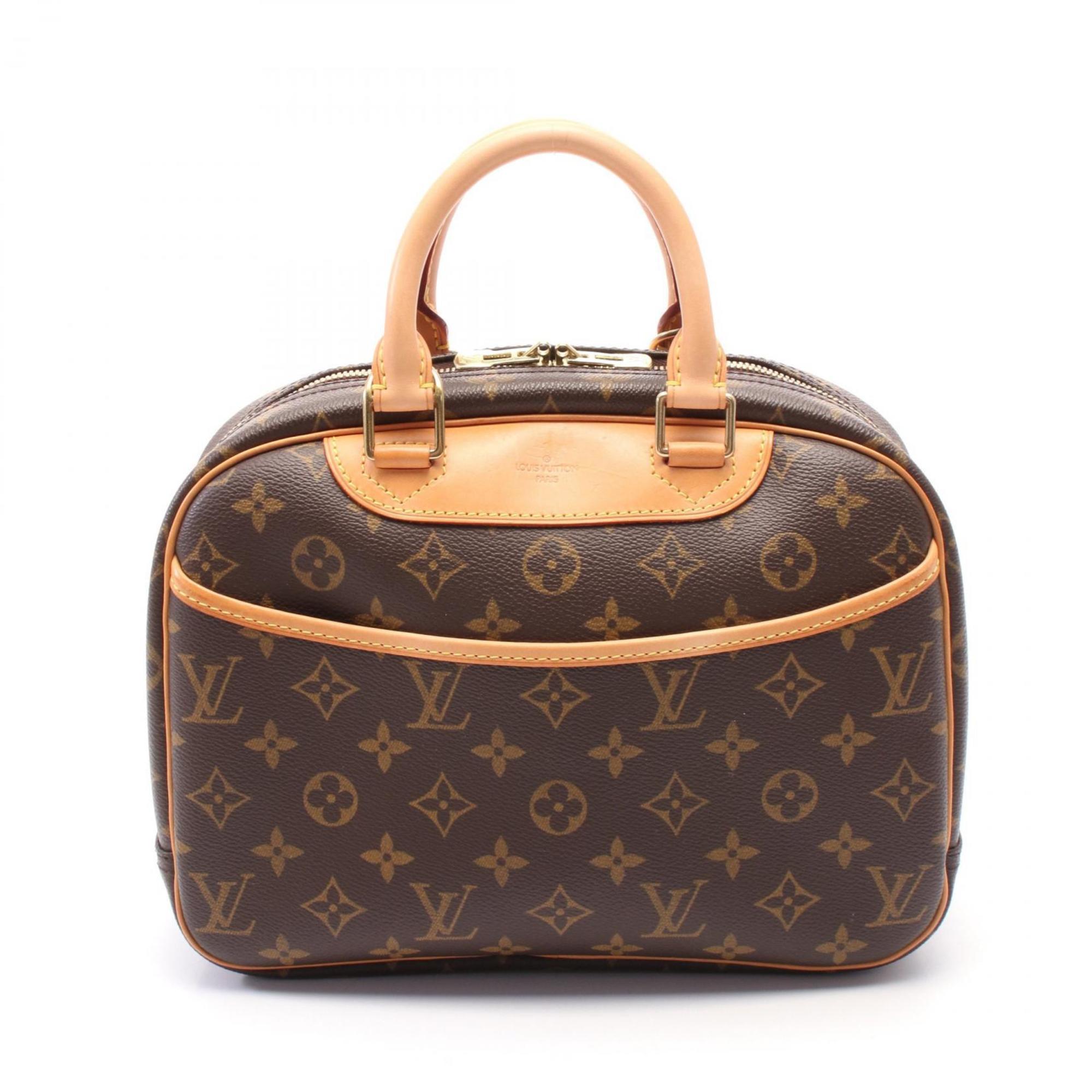Louis Vuitton Brown Coated Canvas Pvc Monogram Leather Handbag