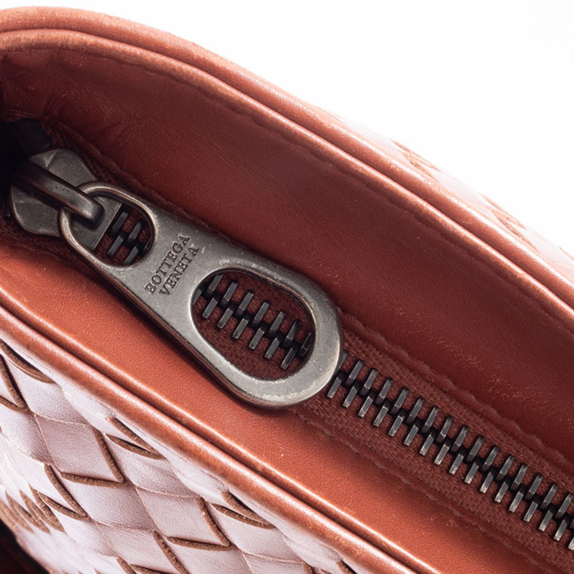 Bottega Veneta Intrecciato Brown Leather Shoulder Bag