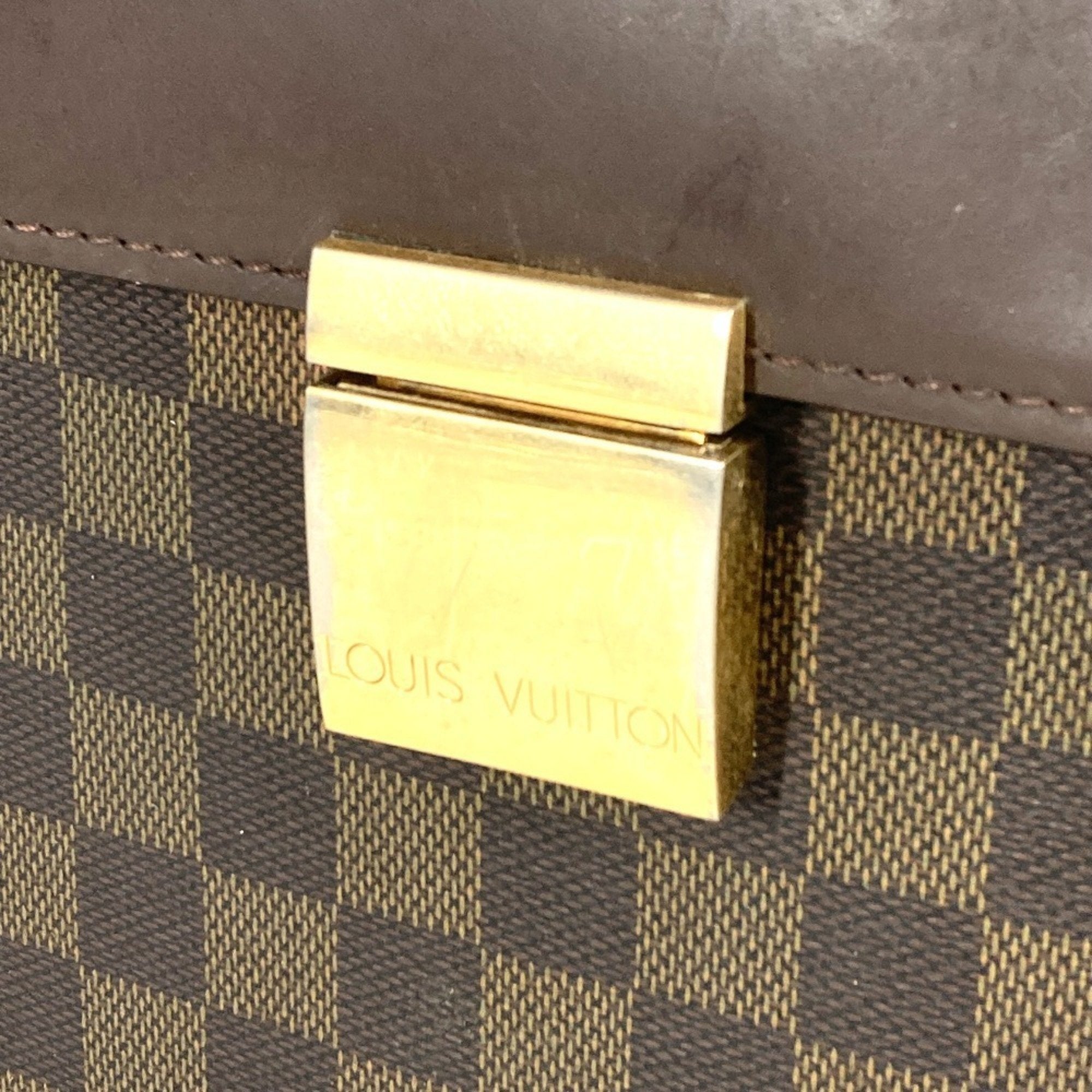 Louis Vuitton Brown Damier Canvas Ebene Damier Canvas Briefcase Handbag