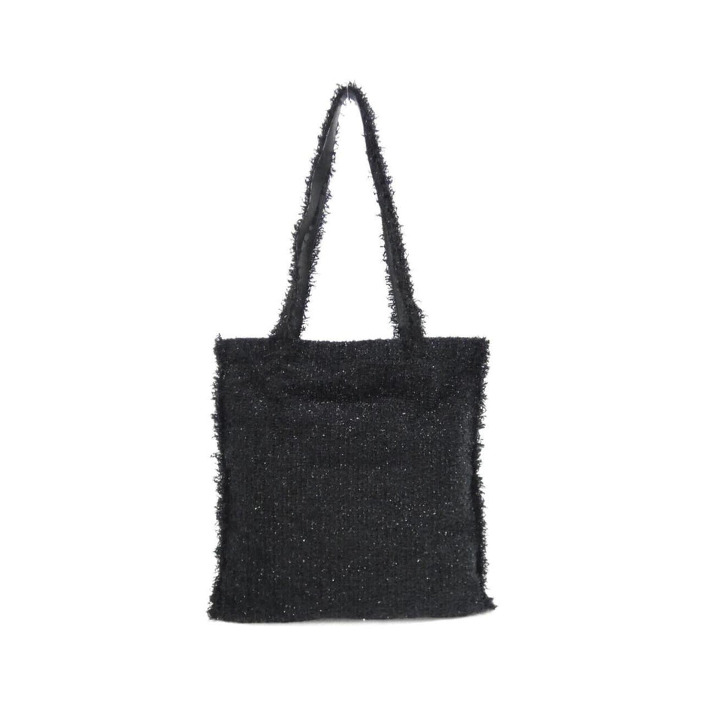 Chanel Black Tweed Handbag