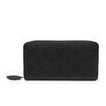 Louis Vuitton Mahina Noir Mahina Leather Long Wallet