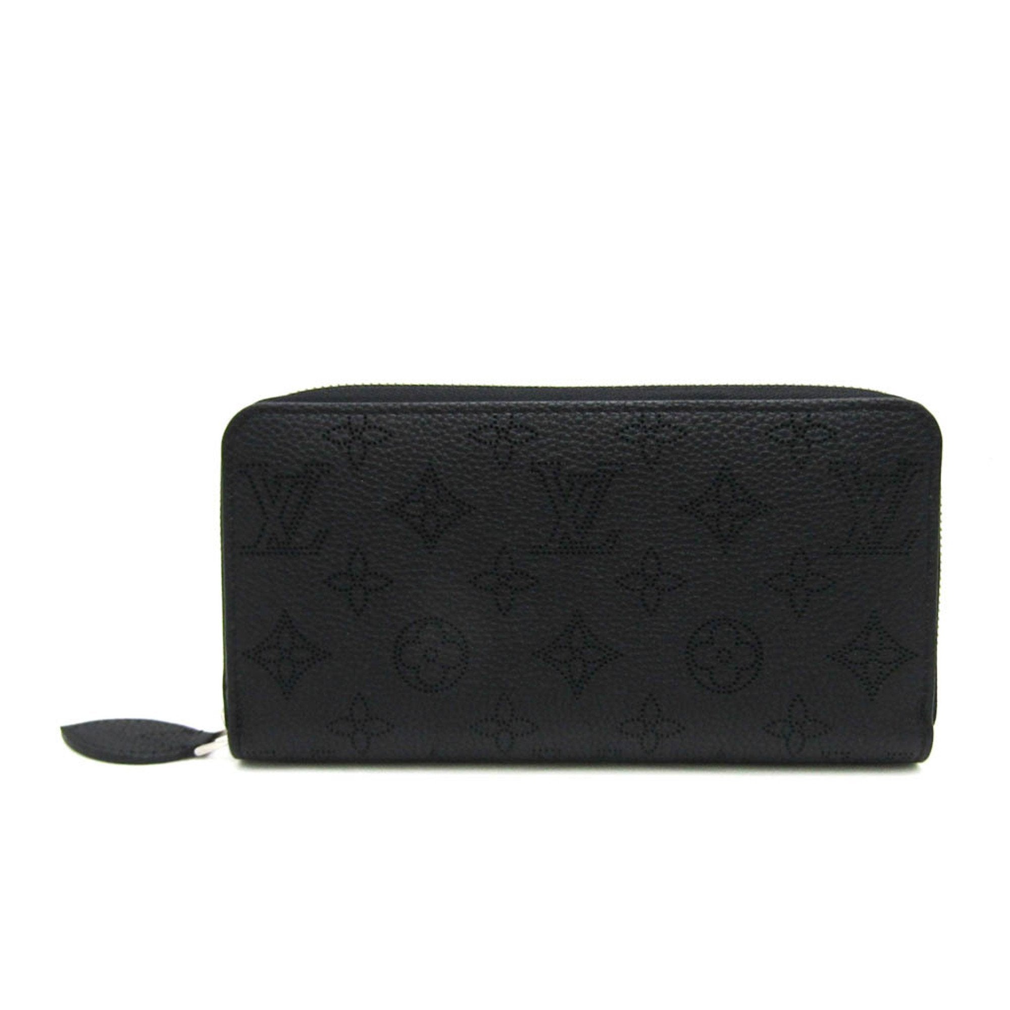 Louis Vuitton Mahina Noir Mahina Leather Long Wallet