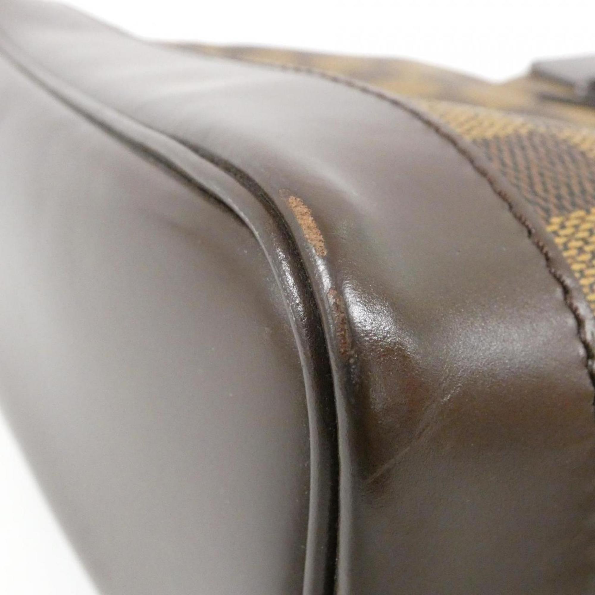 Louis Vuitton Damier Ebene Coated Canvas Backpack