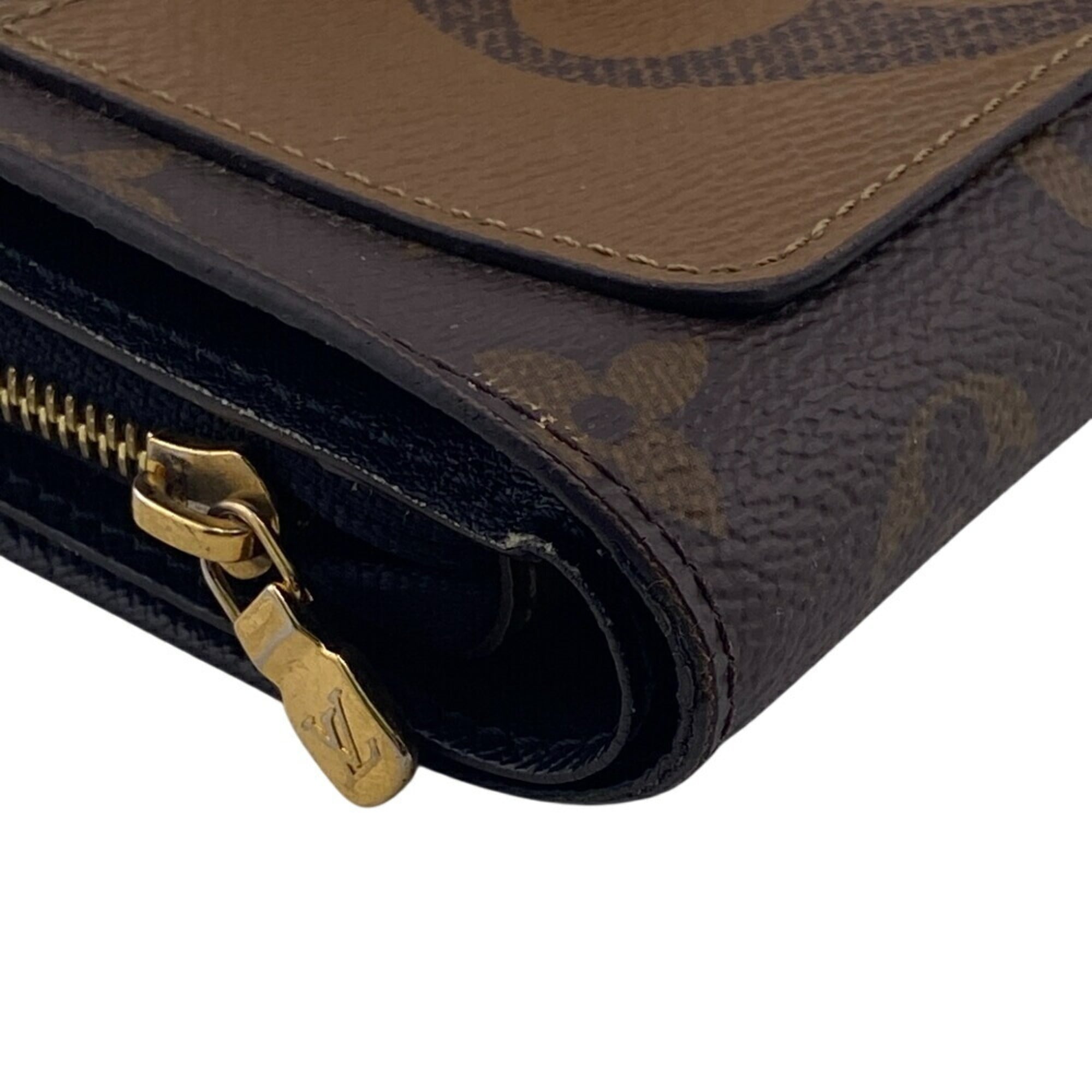 Louis Vuitton Brown Leather Wallet