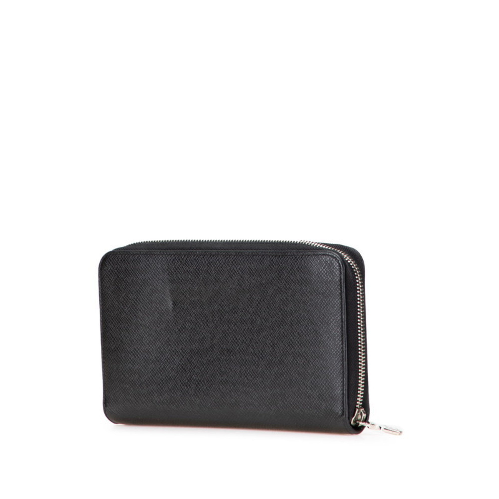 Louis Vuitton Taiga Black Noir Leather Coin Purse/Coin Case