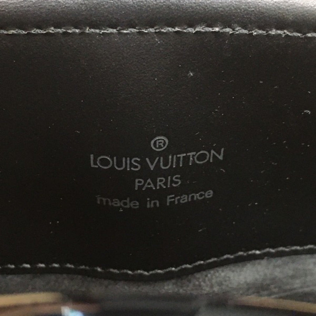 Louis Vuitton Black Noir Epi Leather Handbag