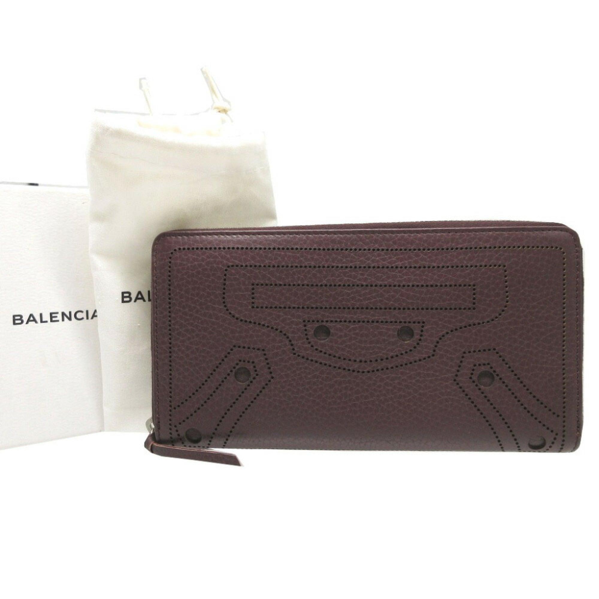Balenciaga Brown Leather Wallet (Bi-Fold)