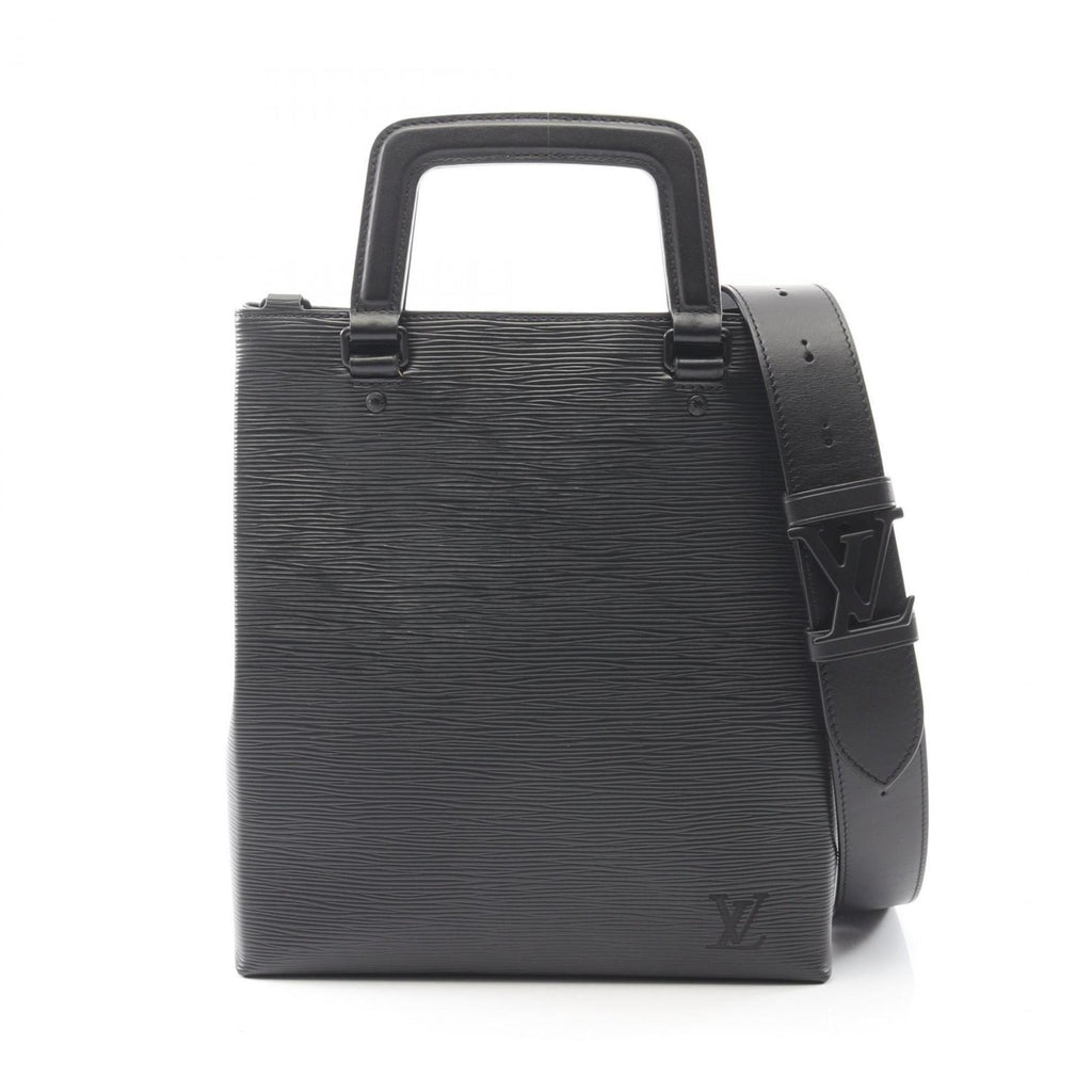 Louis Vuitton Black Noir Epi Leather Handbag