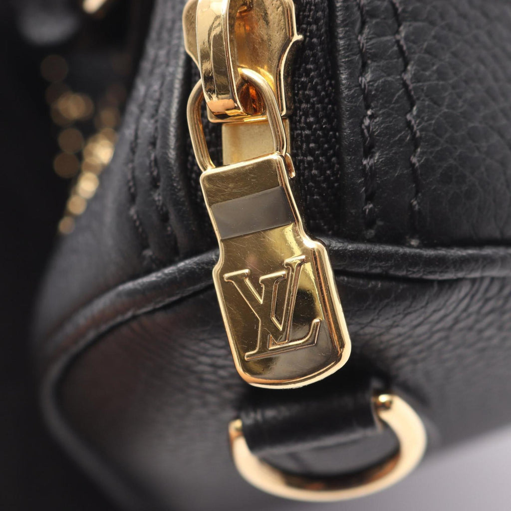 Louis Vuitton Black Leather Handbag