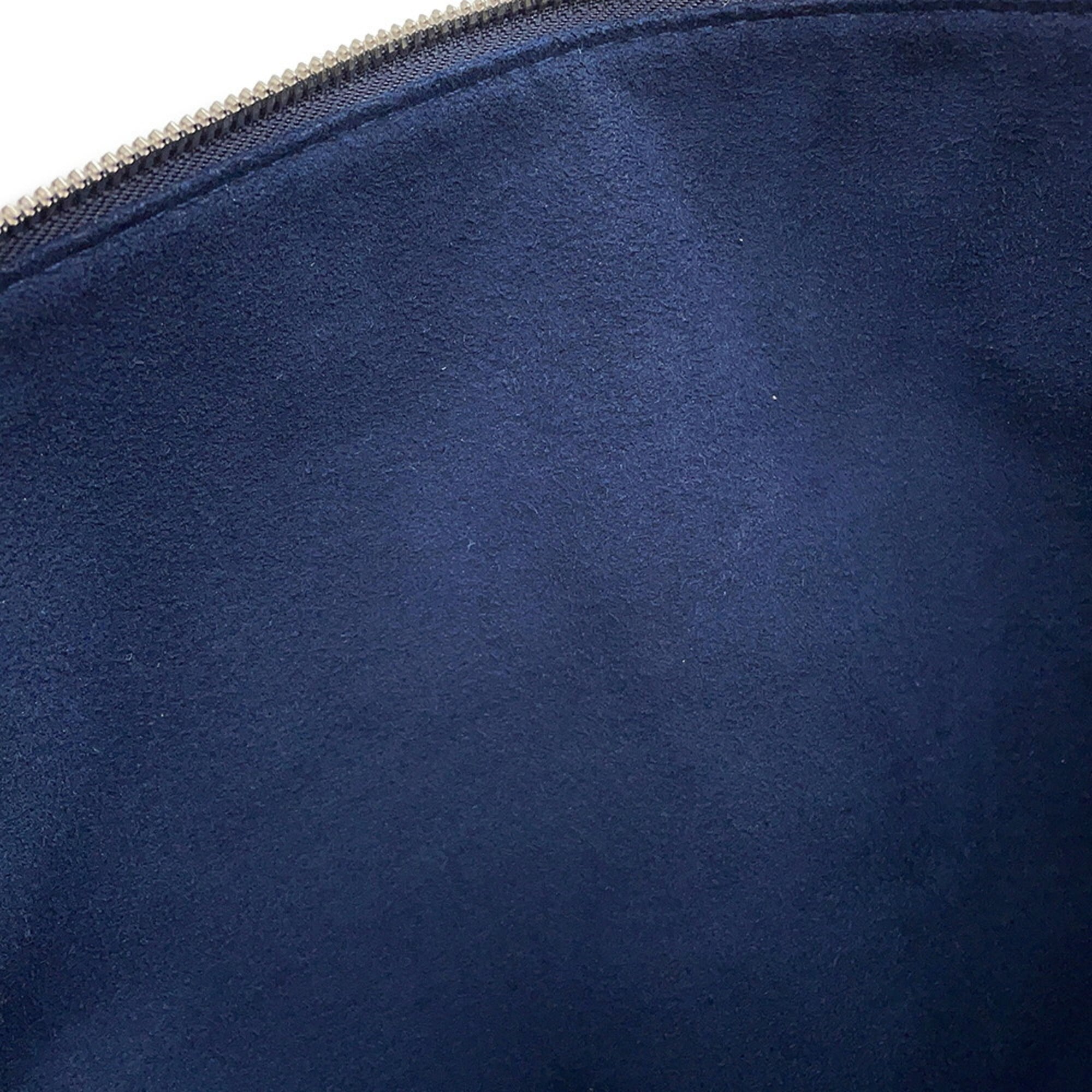 Louis Vuitton Navy Leather Shoulder Bag