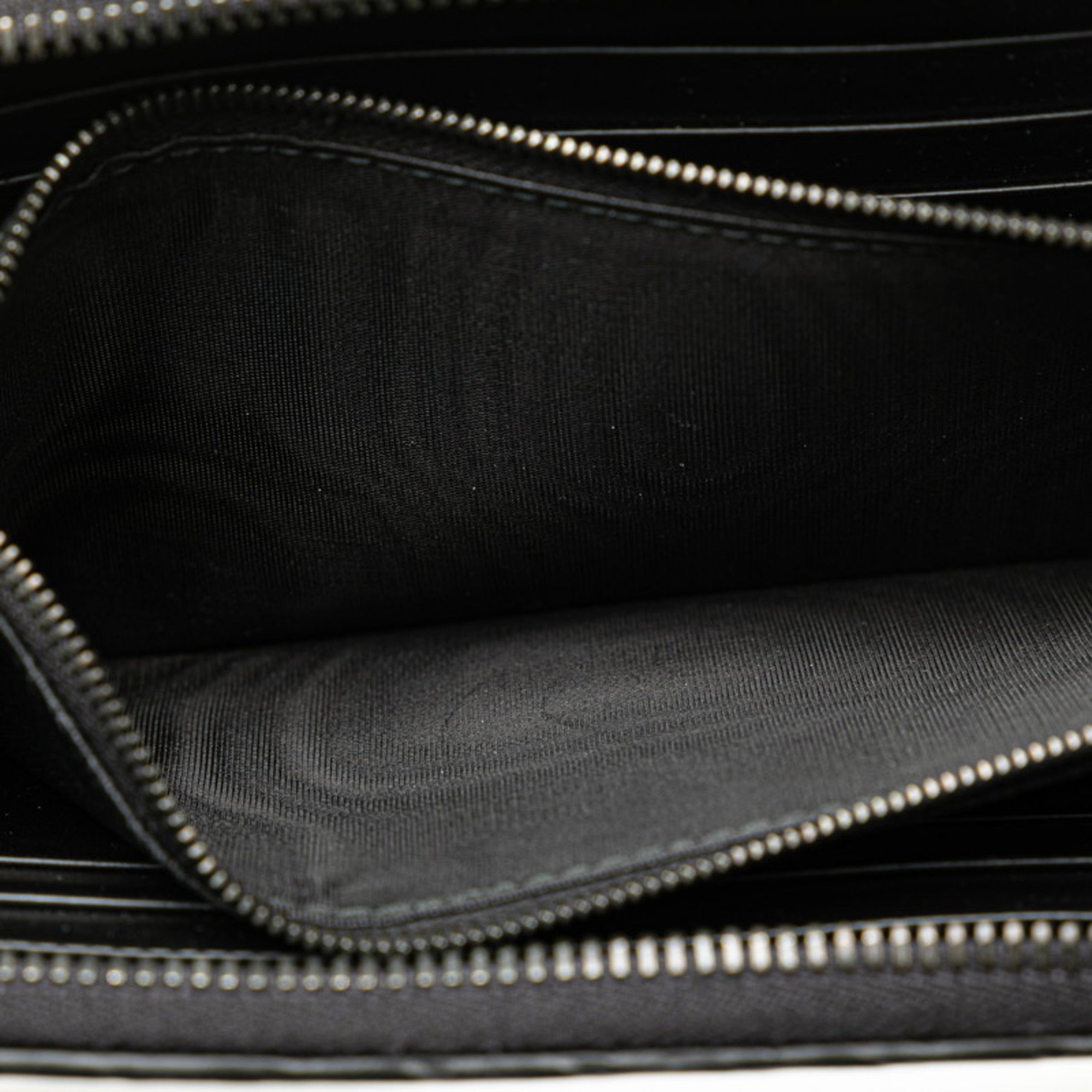 Bottega Veneta Black Leather Long Wallet (Bi-Fold)