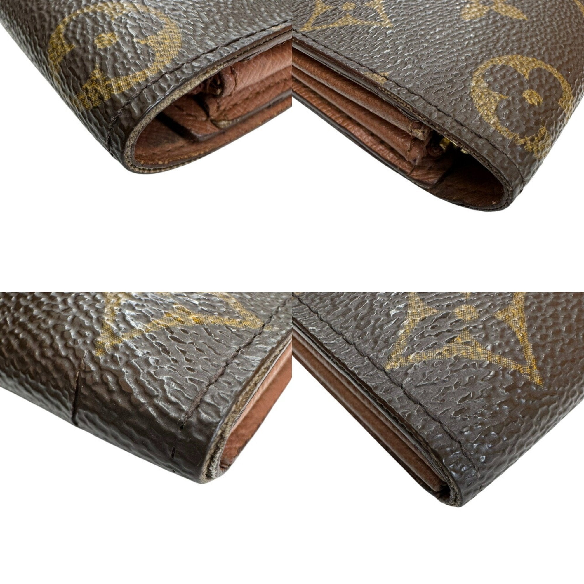 Louis Vuitton Brown Monogram Long Wallet