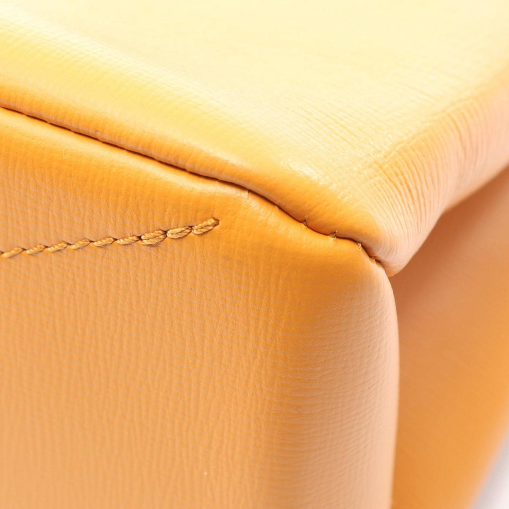 Louis Vuitton Orange Saffron Leather Handbag Tote Bag