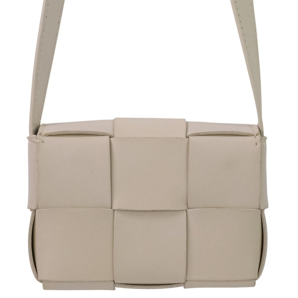 Bottega Veneta White Leather Shoulder Bag