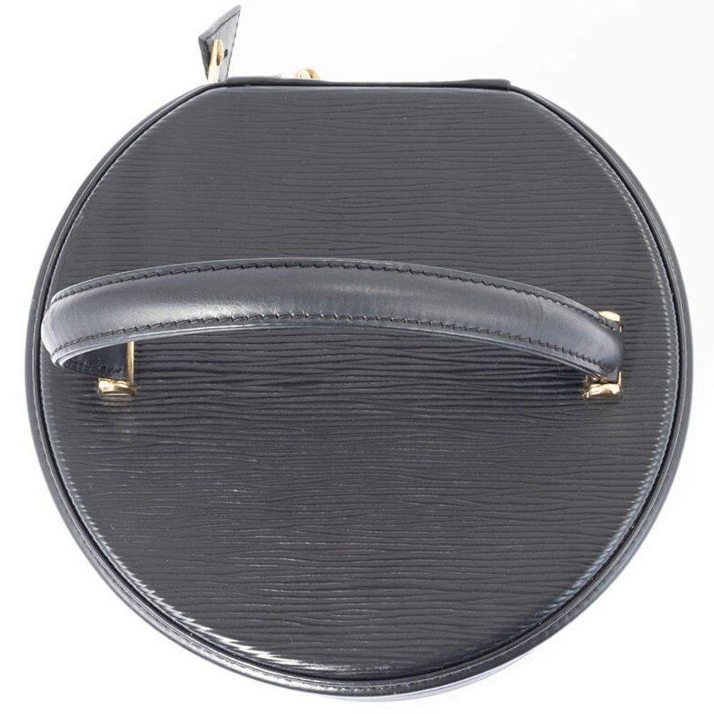 Louis Vuitton Epi Black Epi Leather Handbag Vanity Bag