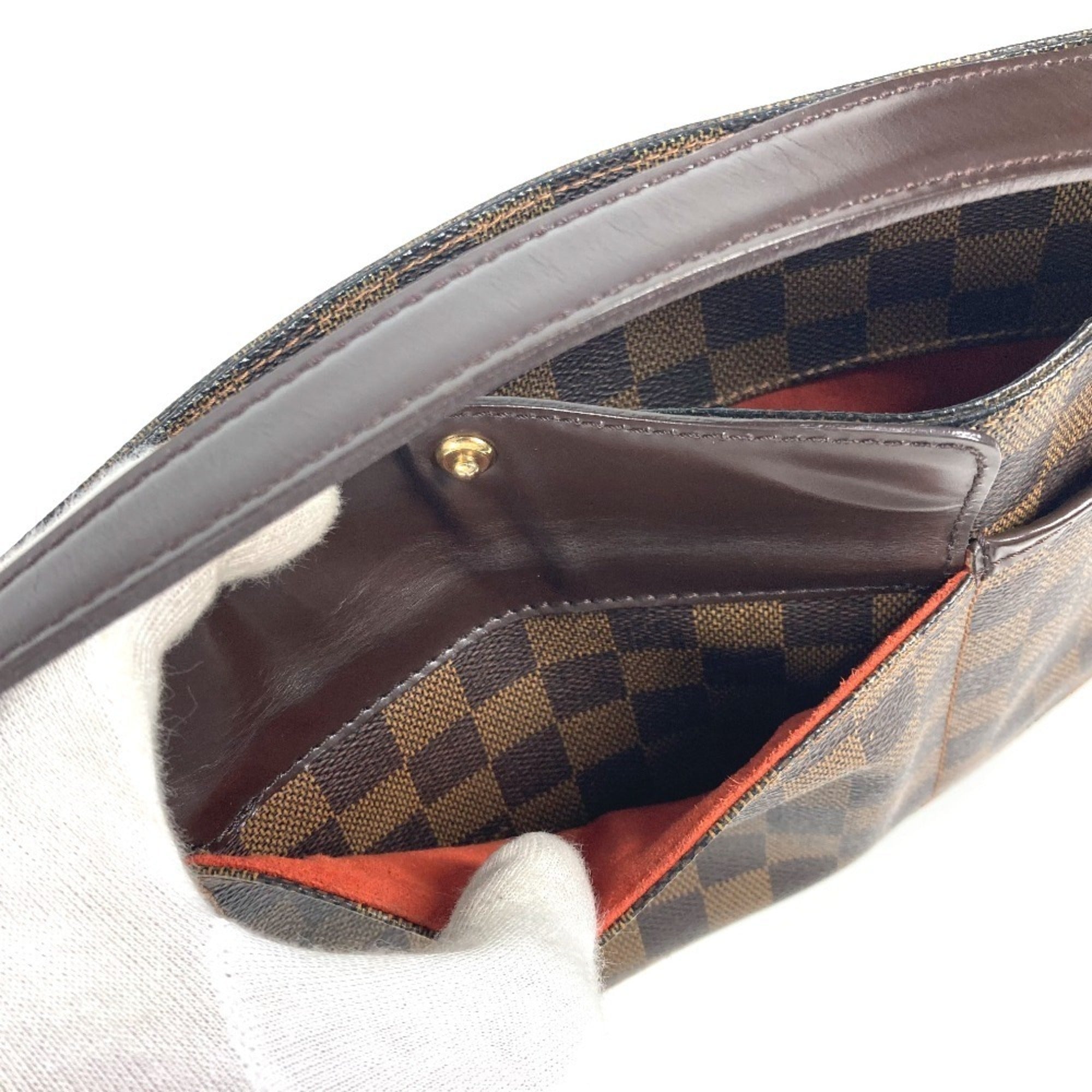 Louis Vuitton Brown Ebene Damier Canvas Shoulder Bag