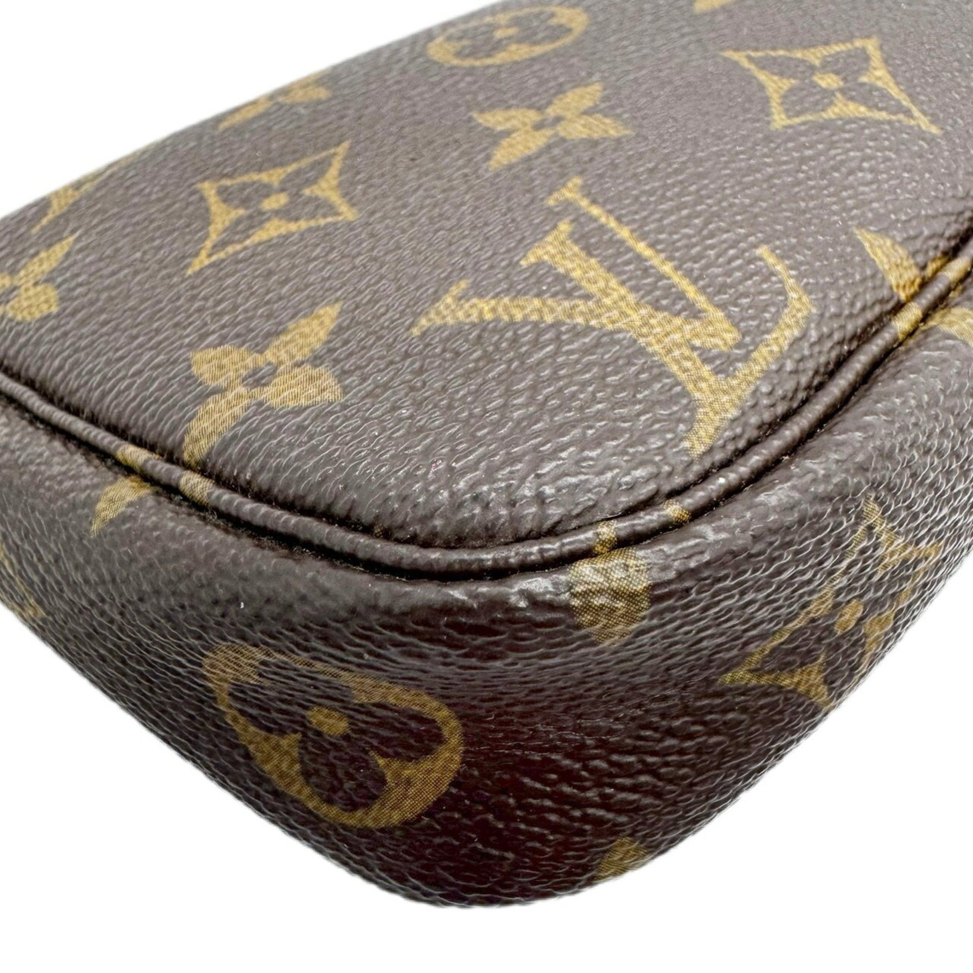 Louis Vuitton Brown Monogram Pochette Pouch