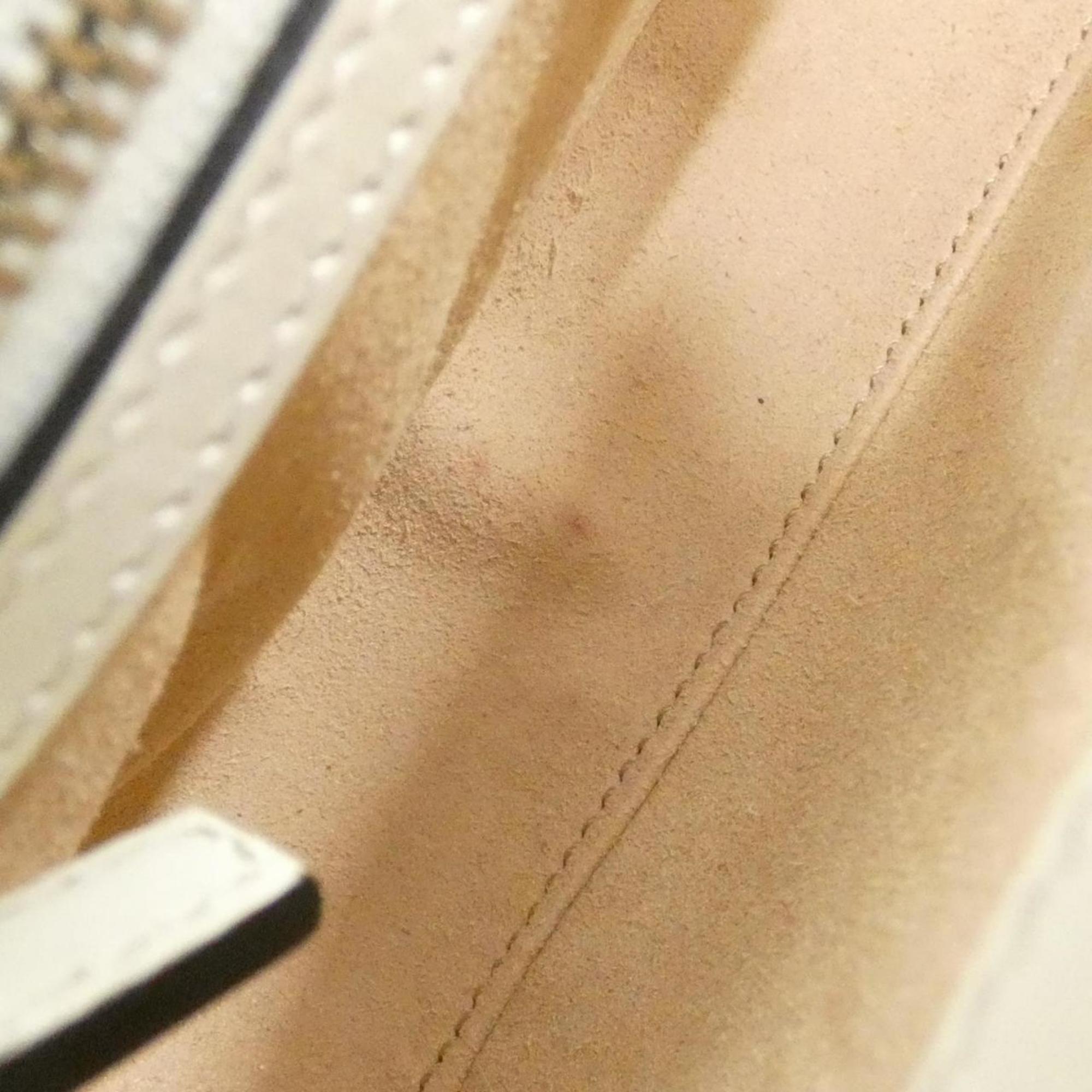 Gucci White Leather Handbag (Pre-Owned)