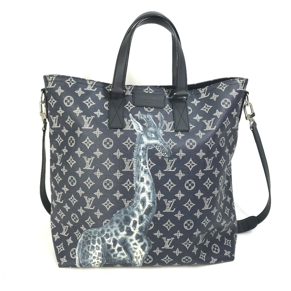 Louis Vuitton Monogram Savane Navy Shoulder Bag Tote Bag