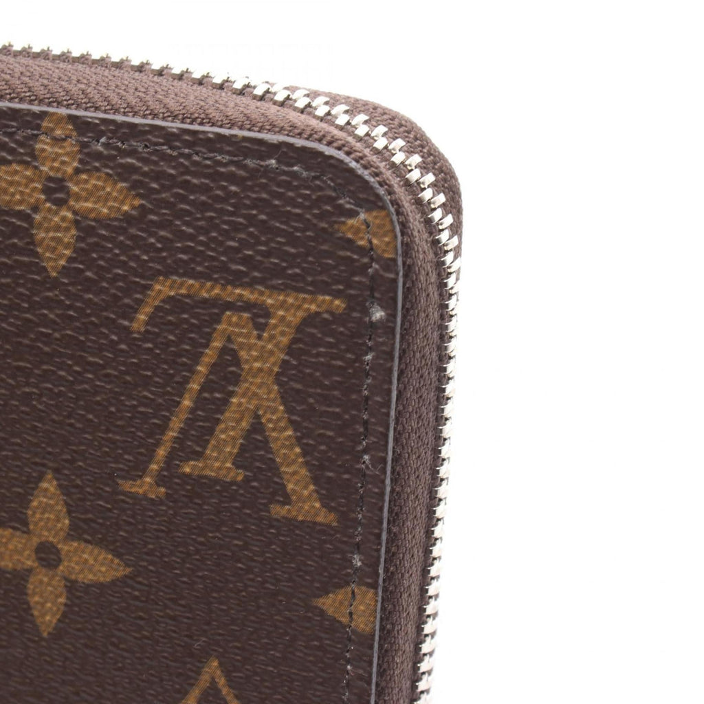 Louis Vuitton Brown Light Blue Monogram Coated Canvas Long Wallet