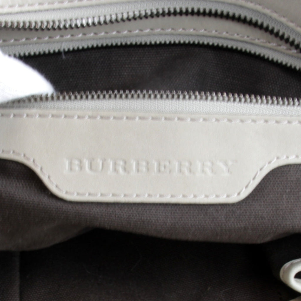 Burberry Beige Pvc Handbag Tote Bag