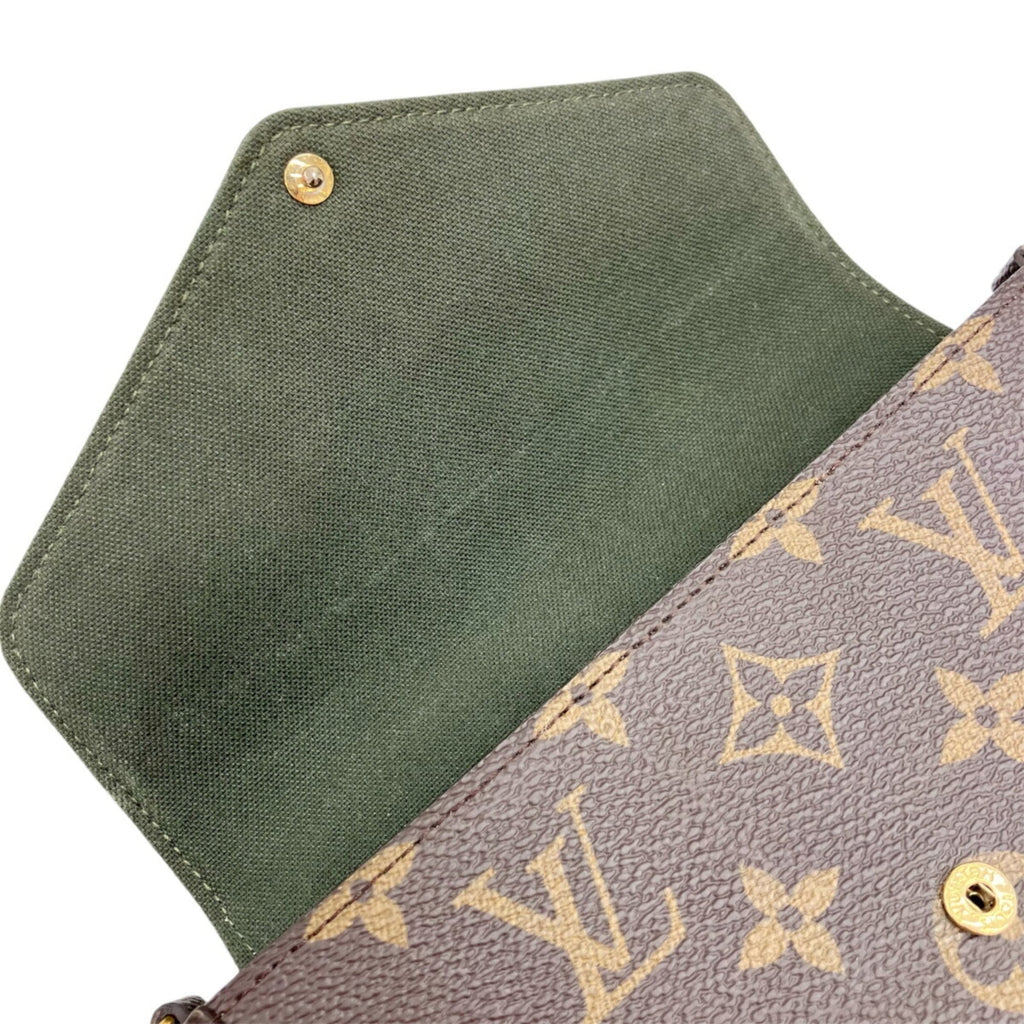 Louis Vuitton Brown Monogram Pochette Shoulder Bag