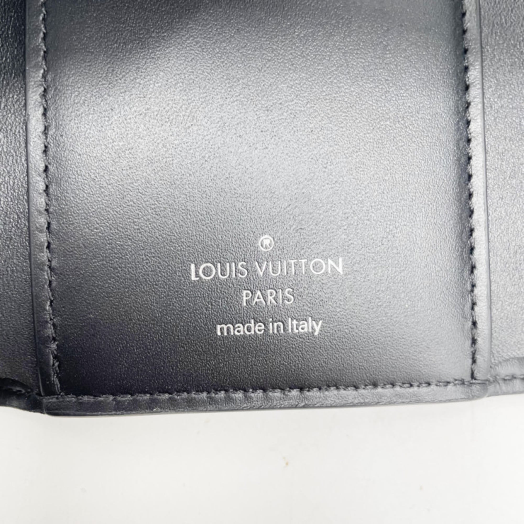Louis Vuitton Brown Pvc Cuir Ombre Leather Wallet (Tri-Fold)