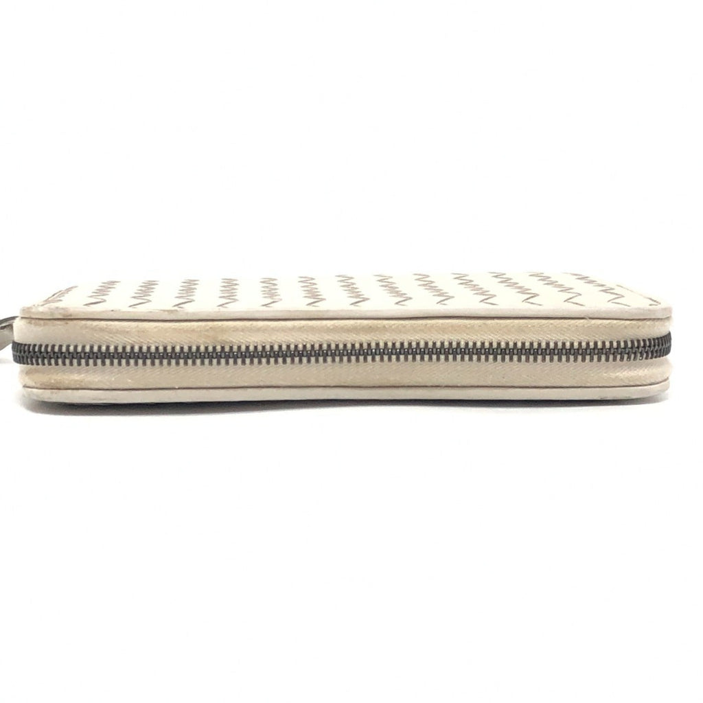 Bottega Veneta White Intrecciato Long Wallet (Bi-Fold)