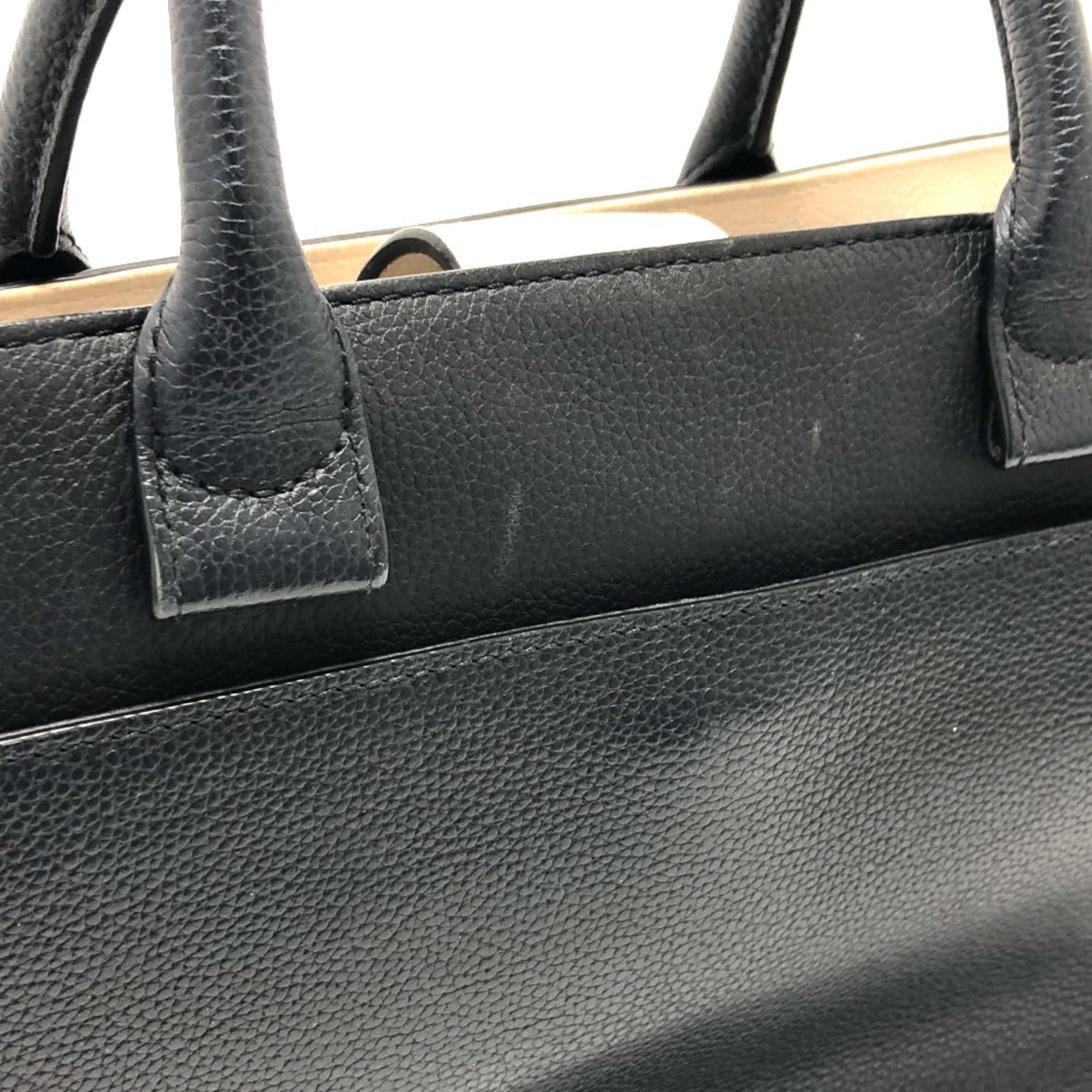 Chanel Black Leather Shoulder Bag