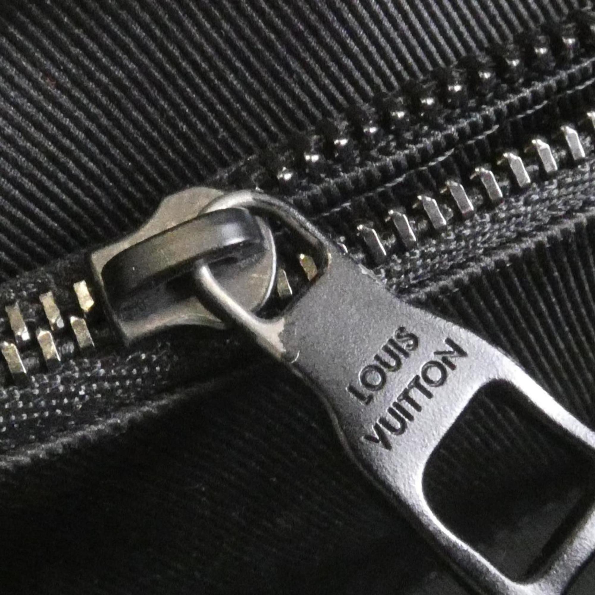 Louis Vuitton Black Coated Canvas Shoulder Bag