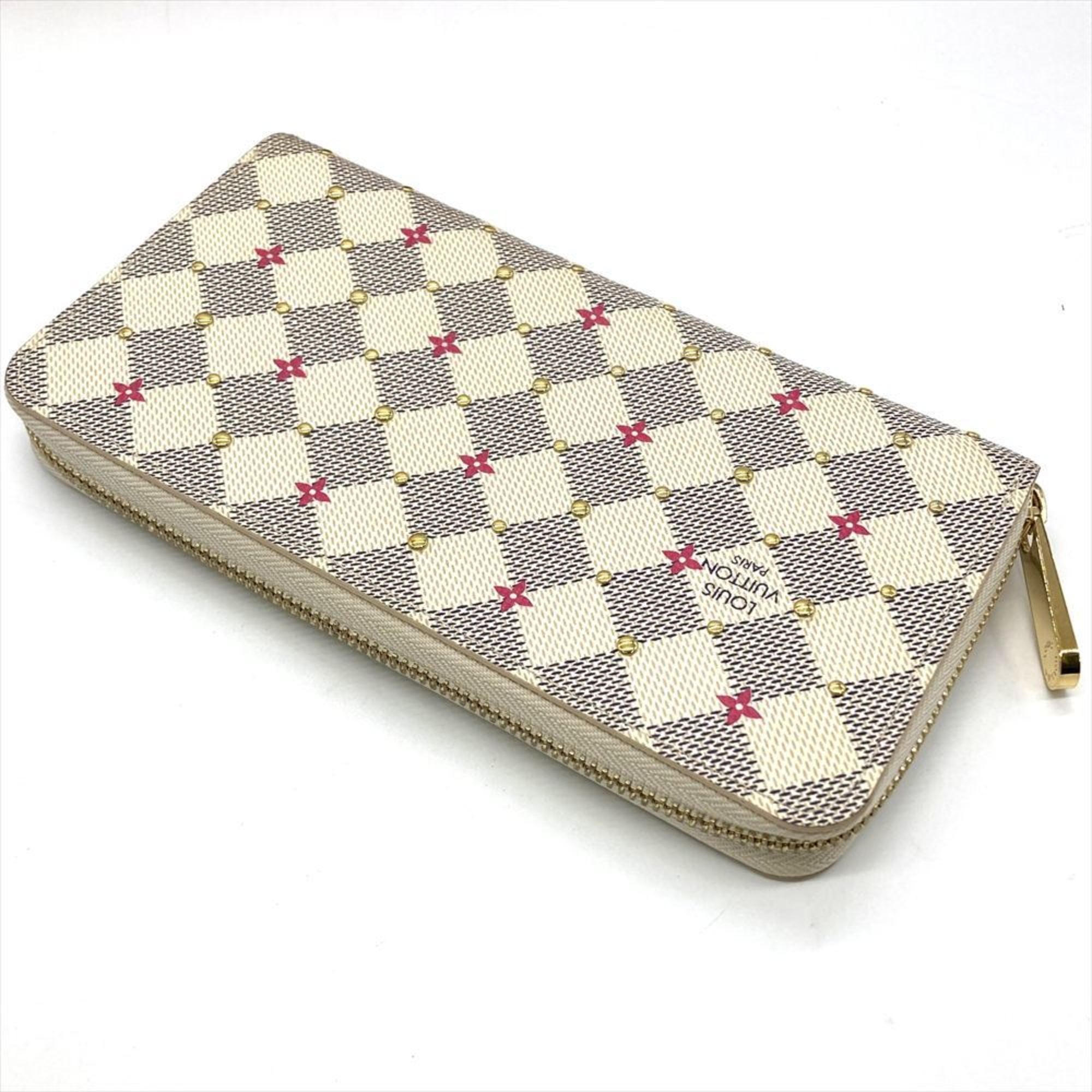 Louis Vuitton White Damier Azur Long Wallet