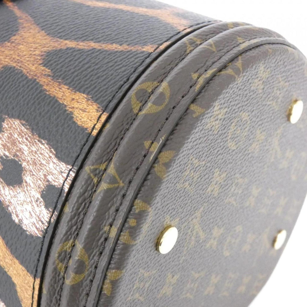 Louis Vuitton Brown Coated Canvas Handbag
