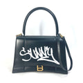 Balenciaga Black Leather Hand