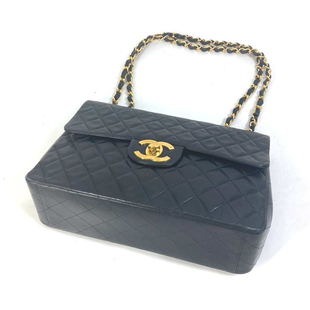 Chanel Black Leather Shoulder Bag