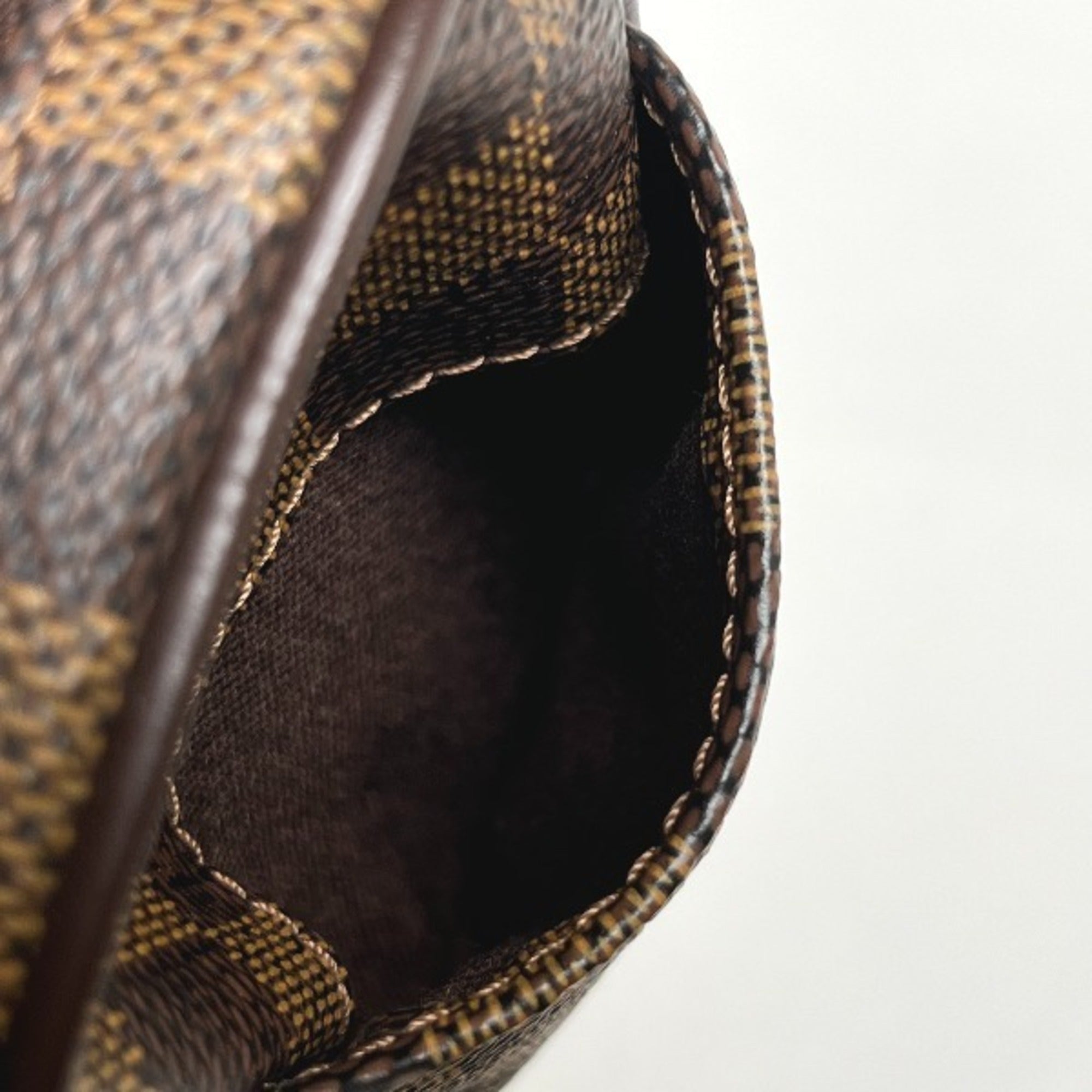Louis Vuitton Brown Damier Canvas Pouch