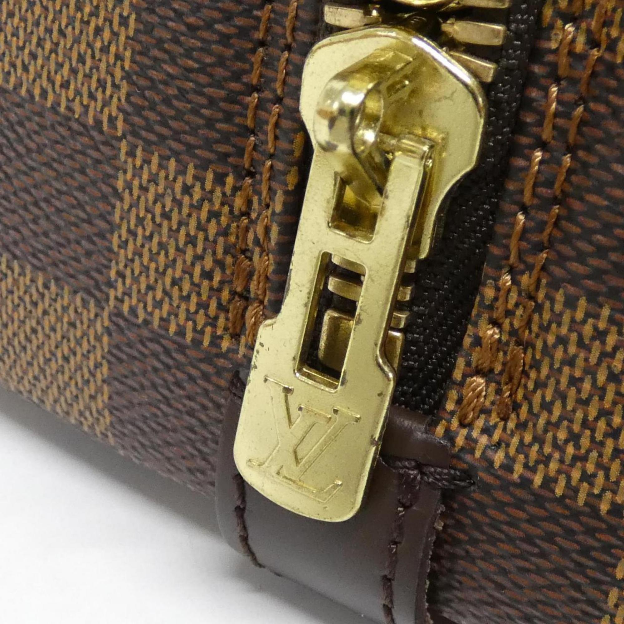 Louis Vuitton Ebene Coated Canvas Boston Bag