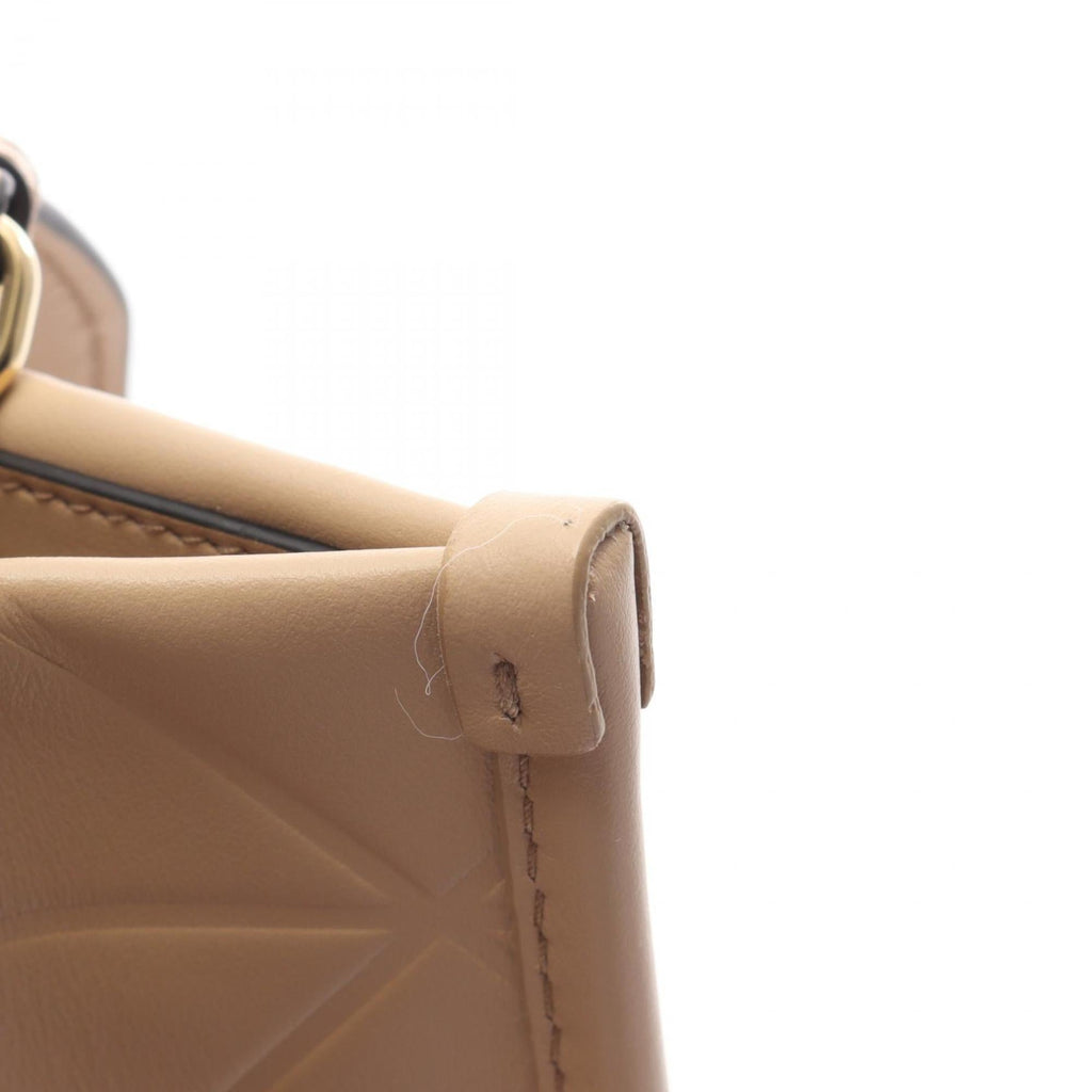 Prada Beige Leather Tote Bag