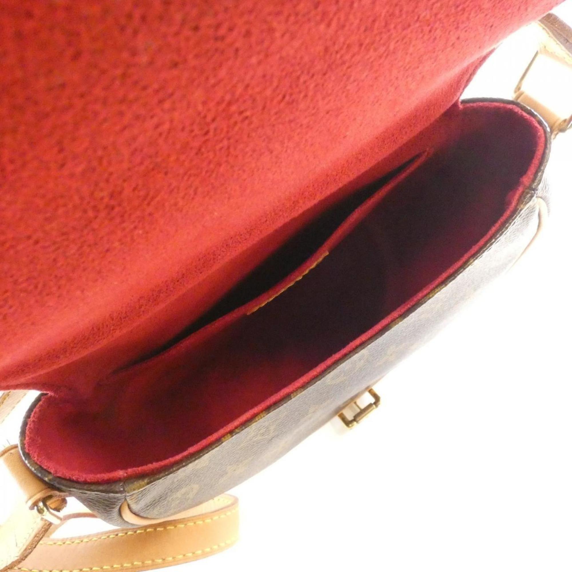 Louis Vuitton Monogram Marron Coated Canvas Shoulder Bag